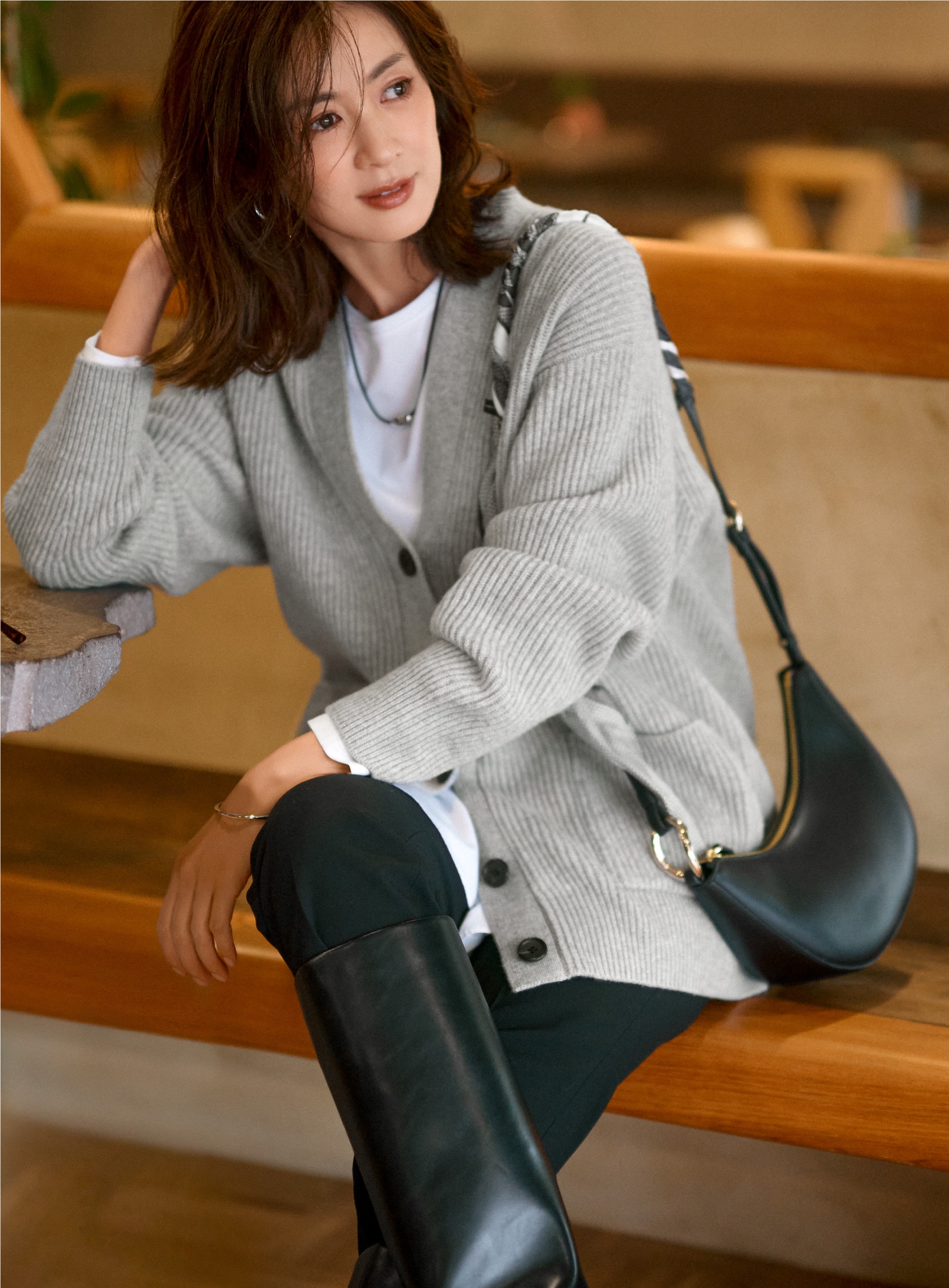 オンワード 23区　ニットツーピース 23区】ニットを嗜む3つの方法 | ファッション通販サイト[オンワード