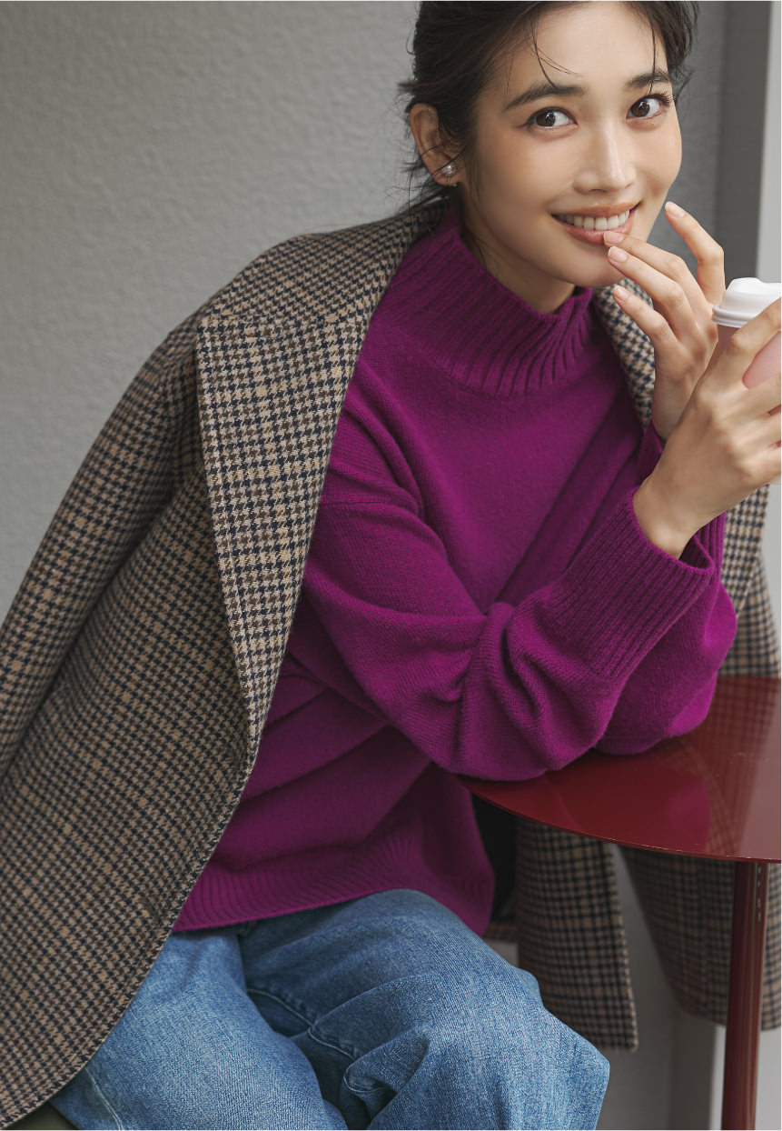 23区】冬を彩る、多幸色ニット| ファッション通販サイト[オンワード