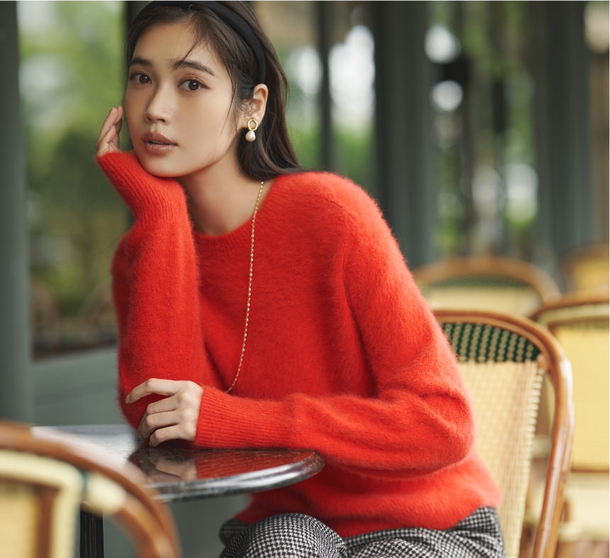 23区 / ニット・セーター(薄手)/38/カシミア/RED 23区】冬を彩る、多幸色ニット| ファッション通販サイト[オンワード