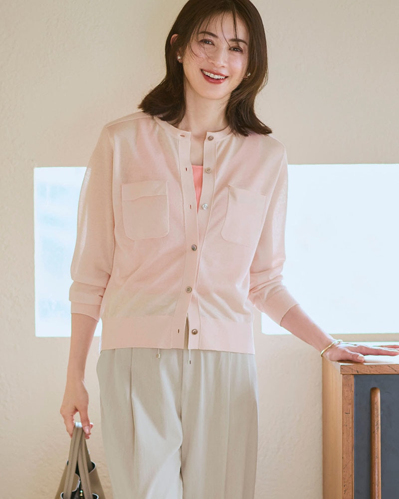 シャイニーシアーニットの写真