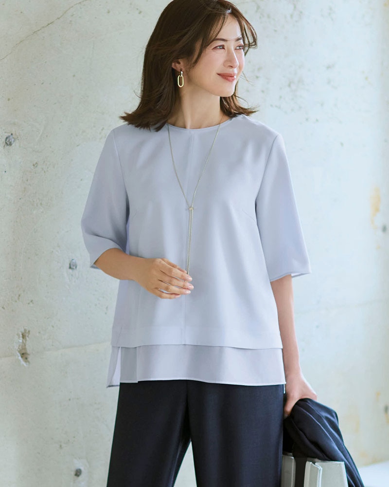 ジョーゼットカットソーの写真