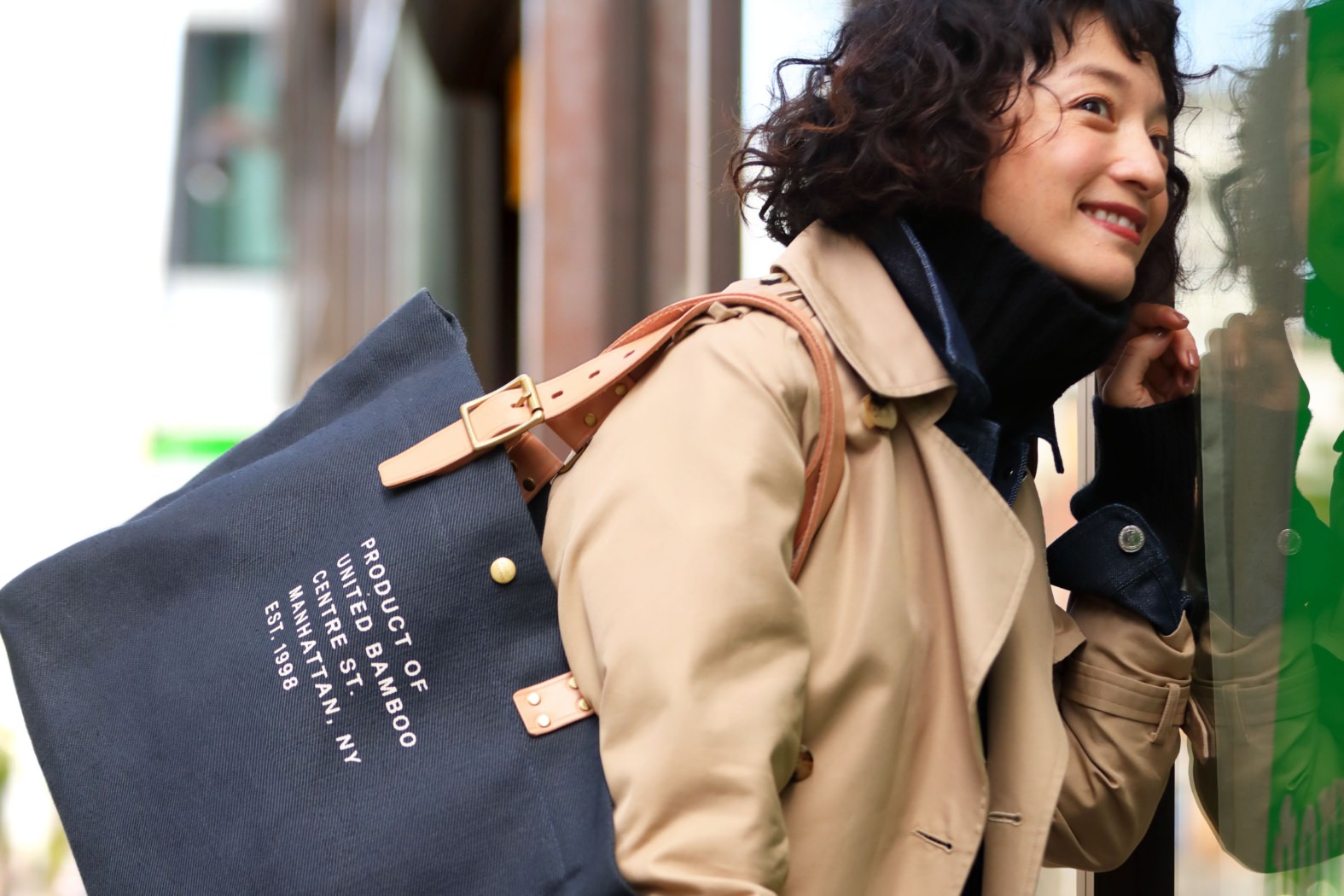 “UB BASIC BAG”のミディアムトート