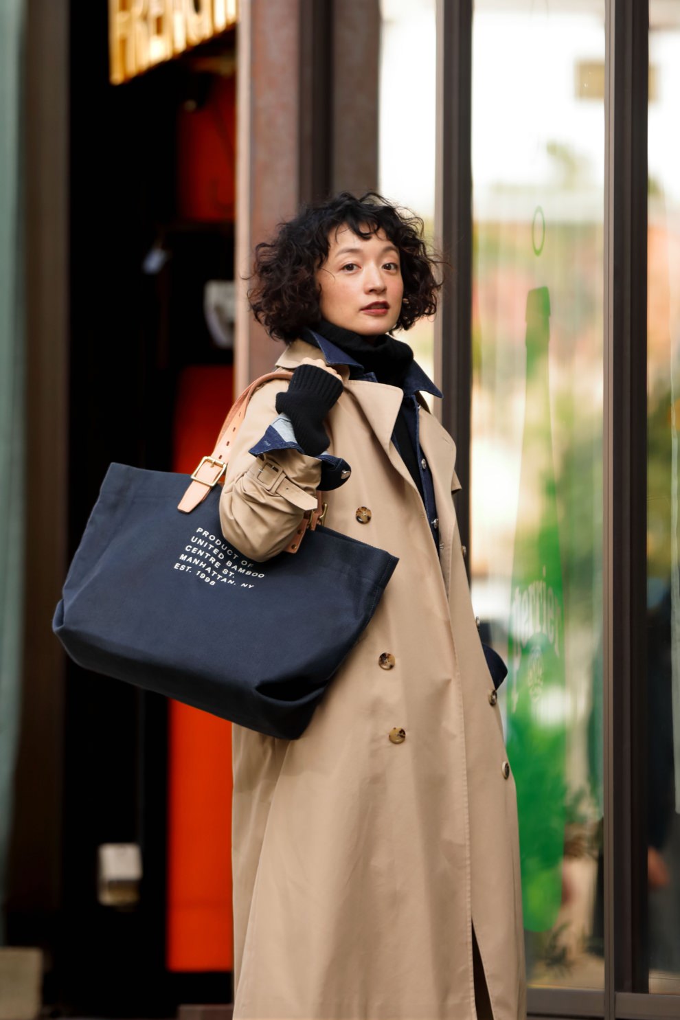 “UB BASIC BAG”のミディアムトート