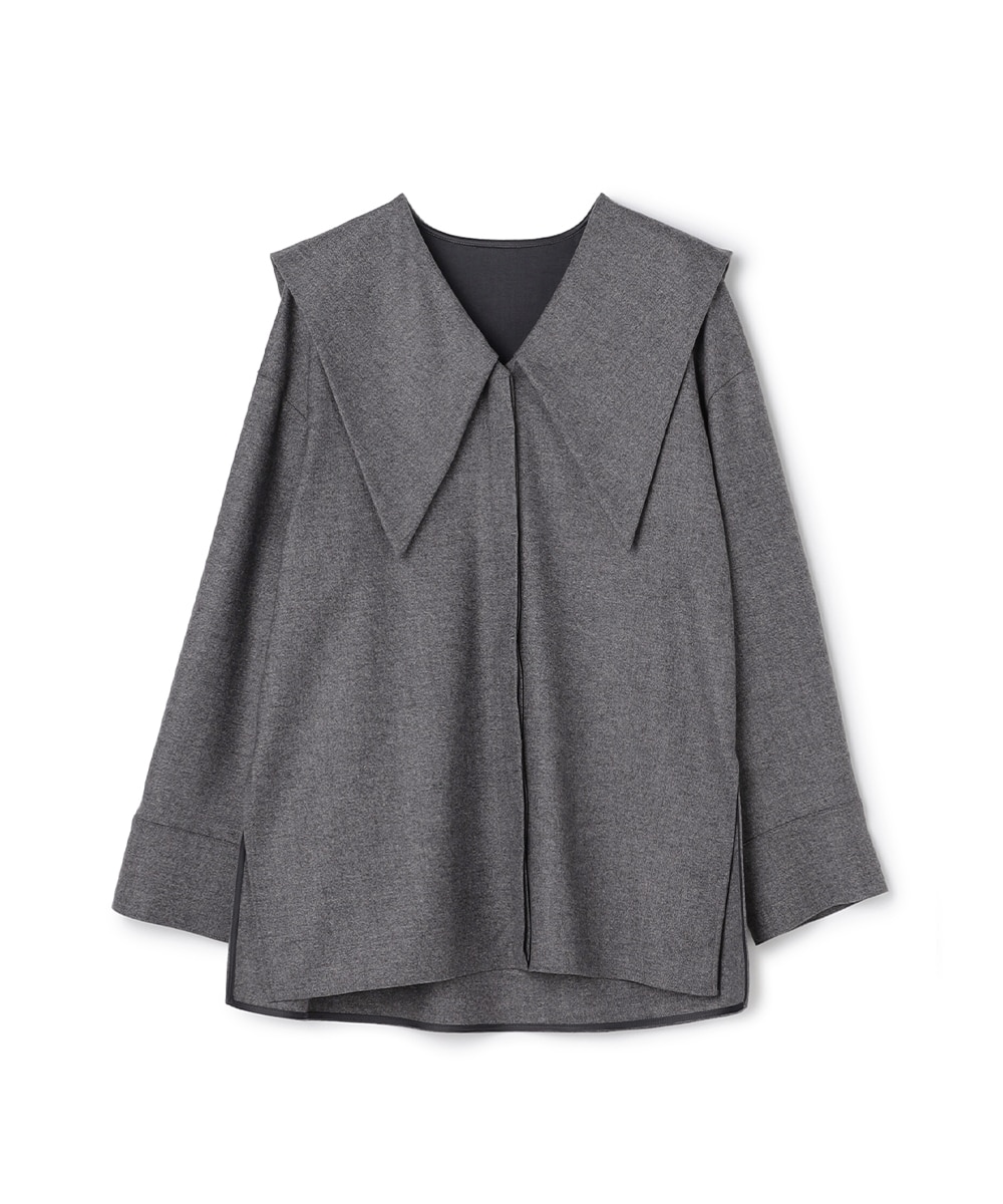 BLOUSE-CHARCOAL