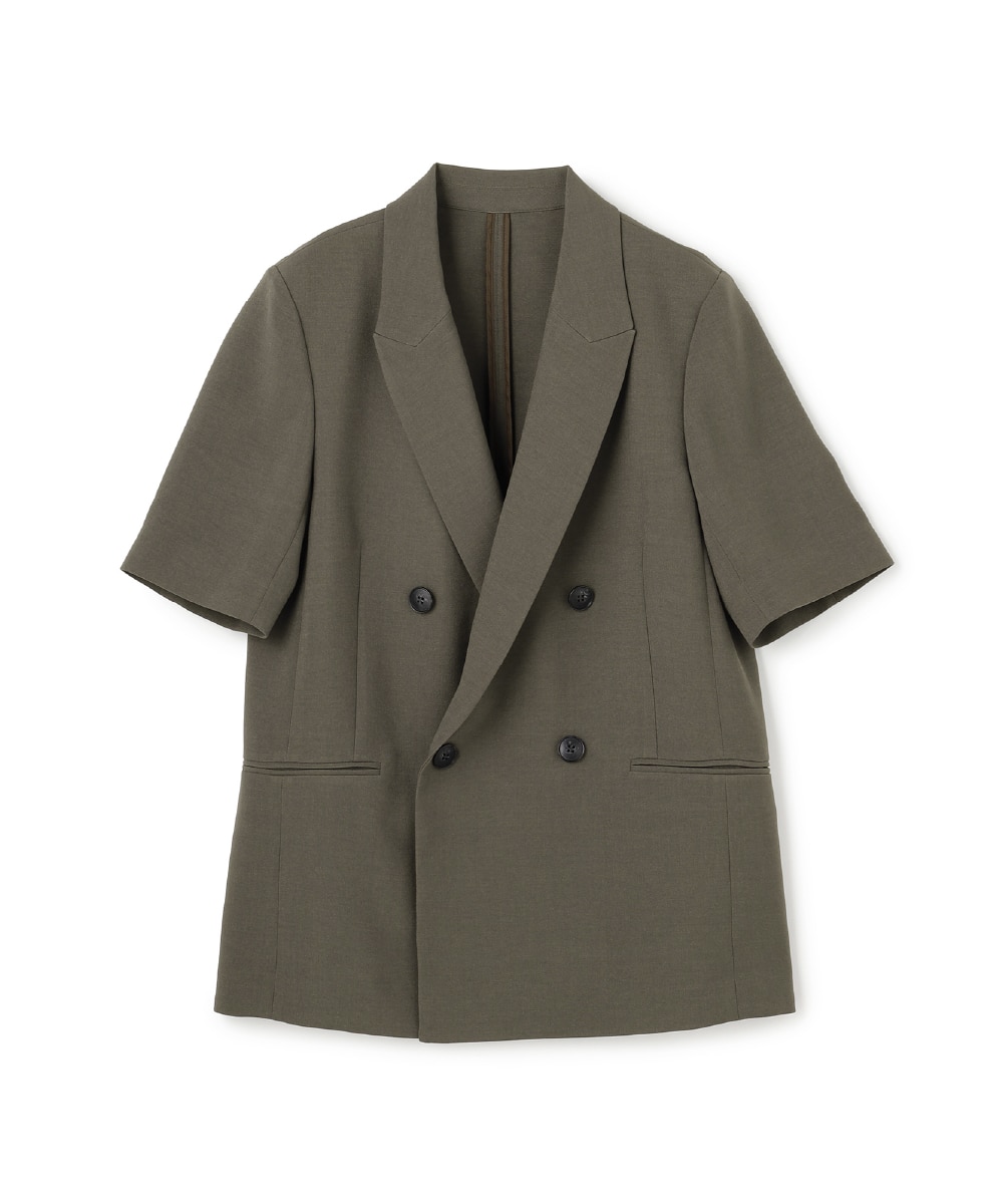 HALF SLEEVE JACKET-SLATE
