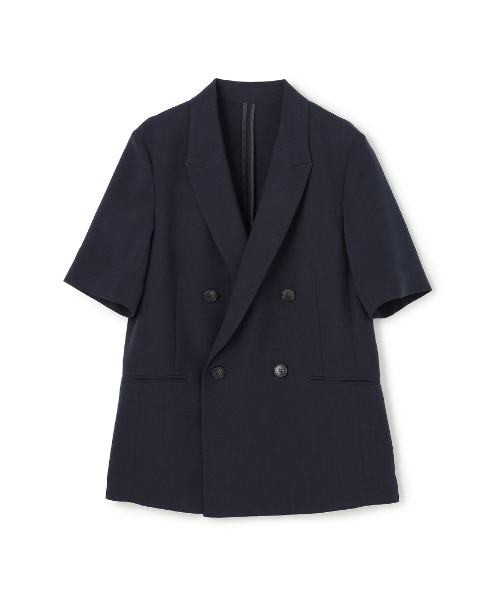 HALF SLEEVE JACKET-NAVY