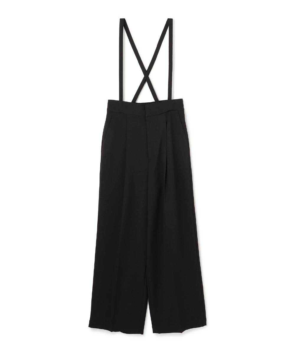 WIDE PANTSBLACK WEB LIMITED COLOR