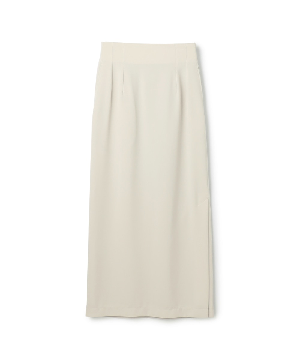 I-LINE SKIRT-LIGHT BEIGE