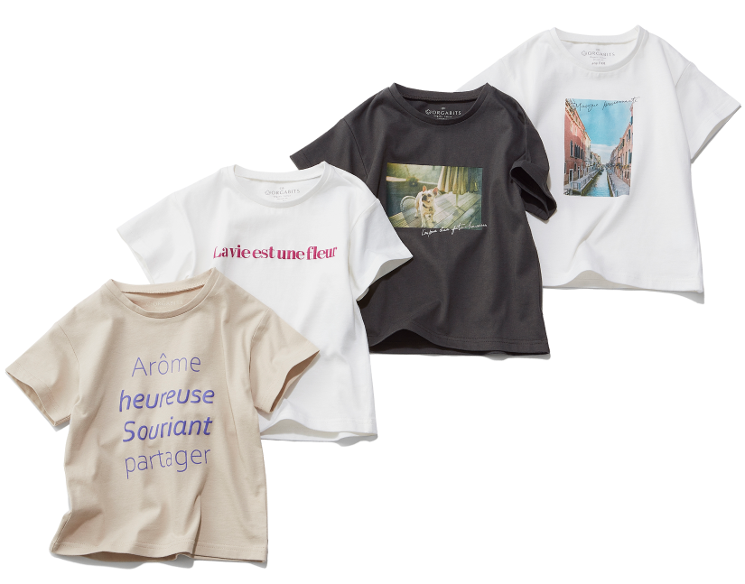 ORGABITS Assort Print T-shirts