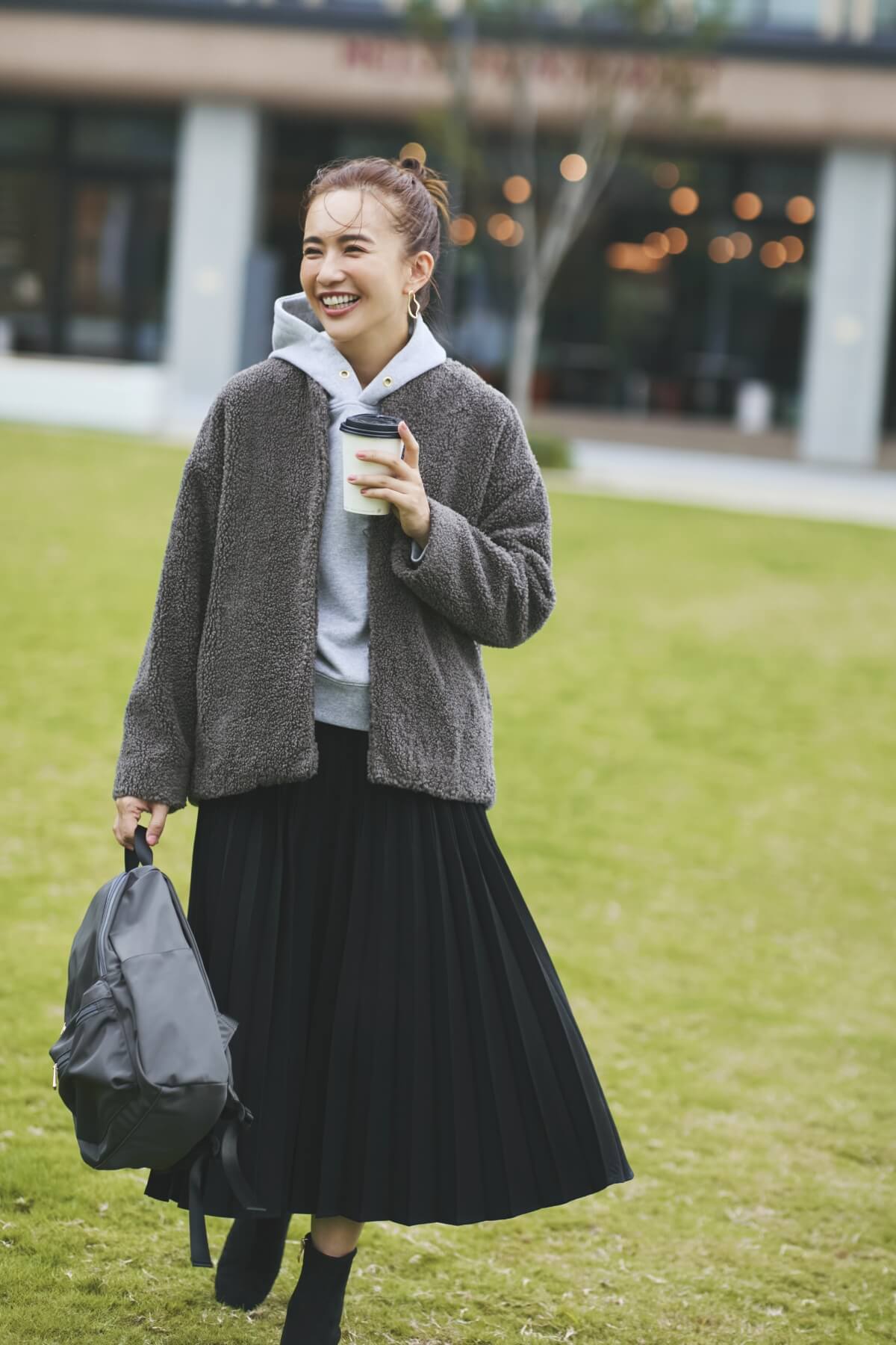 any FAM】気温別の旬コーデを優木まおみさんの着こなしでお届け！「秋