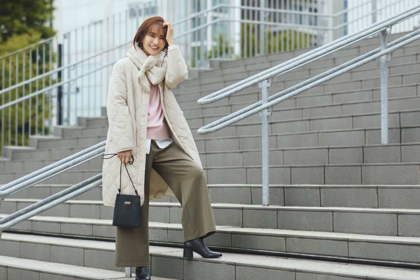 any FAM】気温別の旬コーデを優木まおみさんの着こなしでお届け！「秋