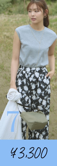 汗ジミ防止テレコ ノースリーブプルオーバー