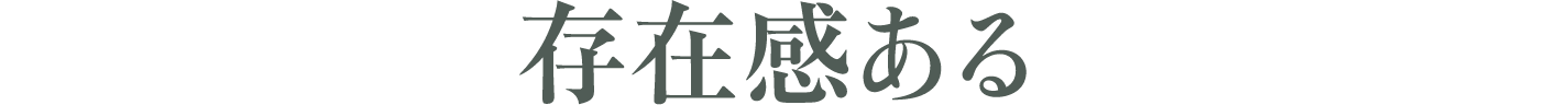 存在感ある