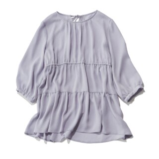 大人が可愛く着られるティアードデザイン