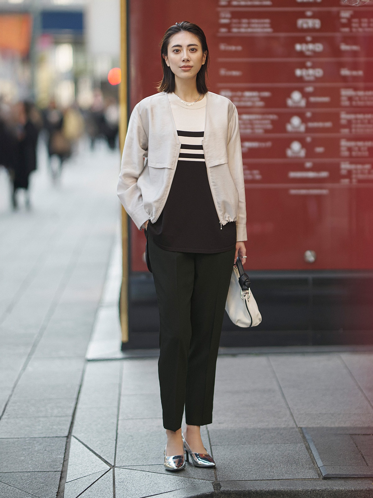 Border Knit 着用イメージ