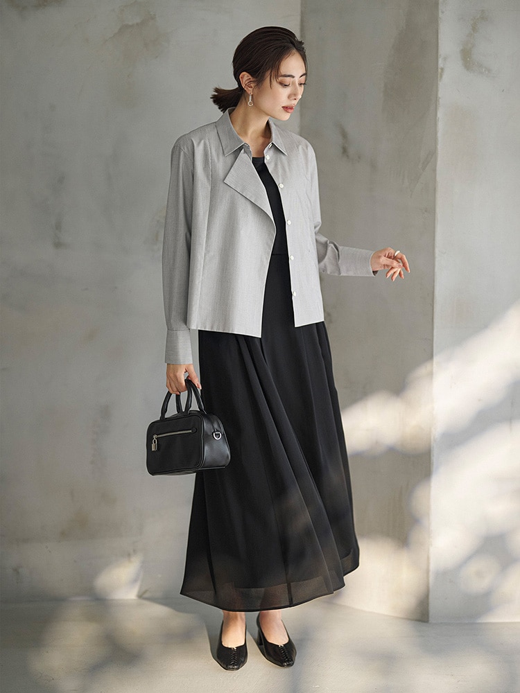 Cropped Shirt 着用イメージ