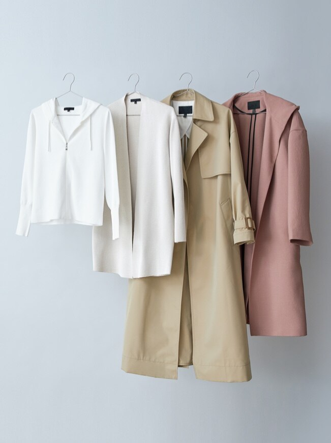 冬から春の変わり目は ロングランアウターで乗り切る