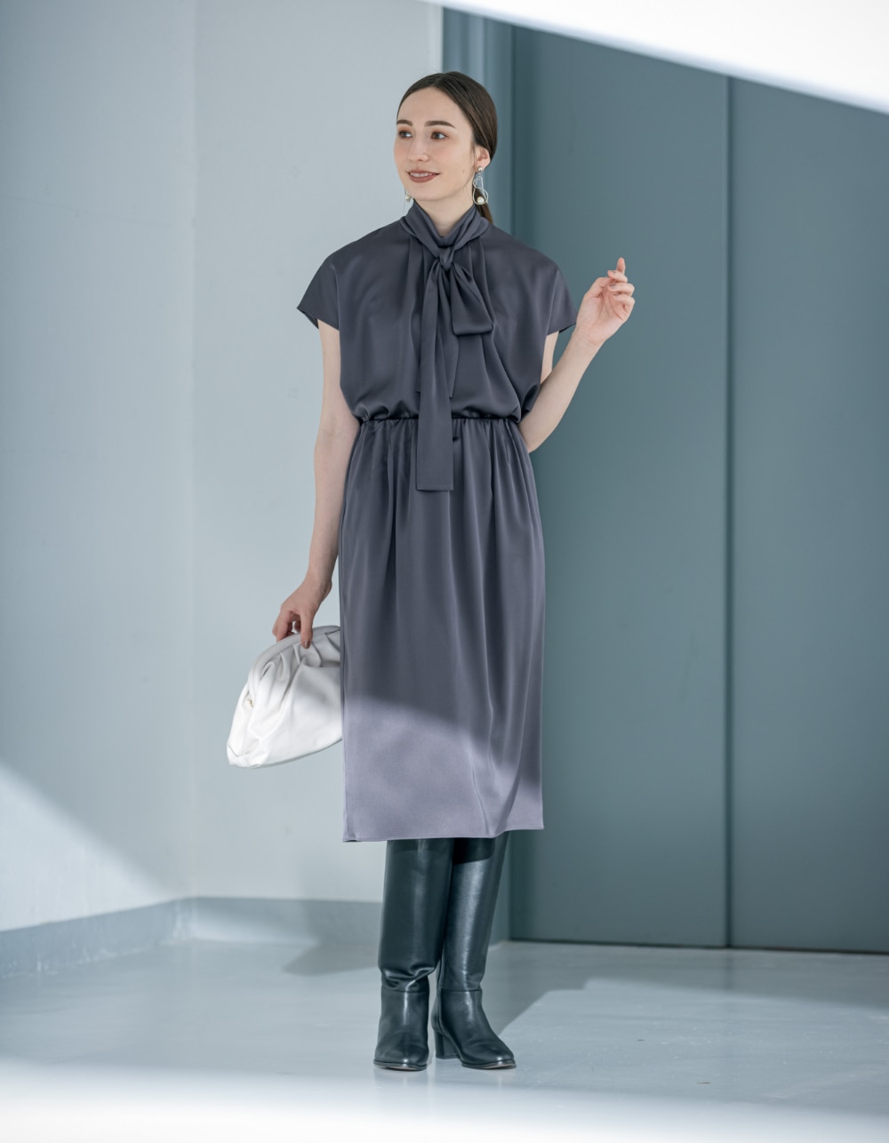 アウターをあわせて