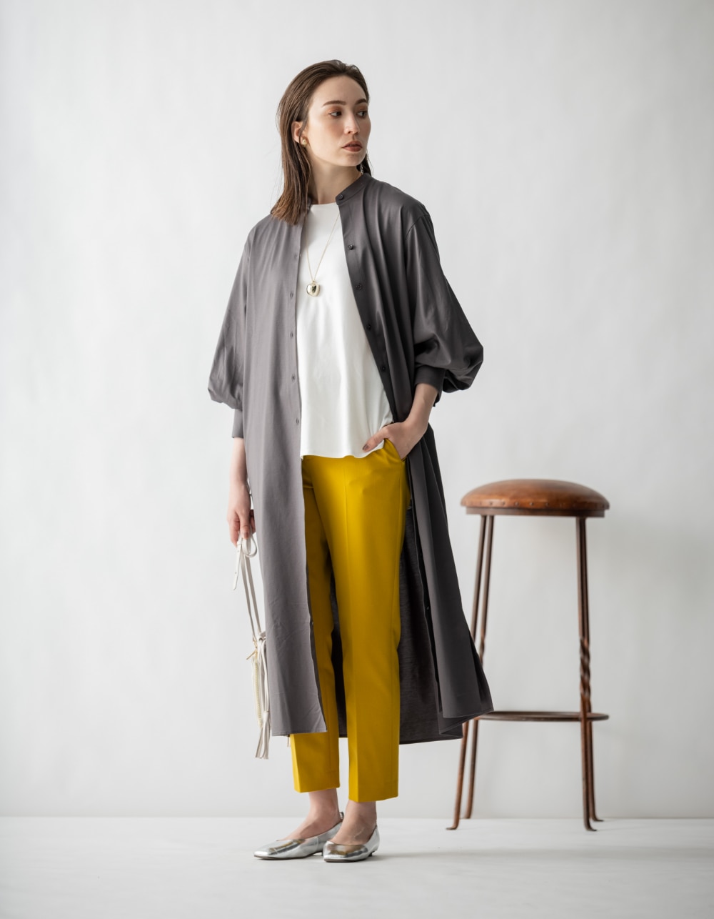 アウターをあわせて