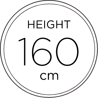 height 160cm