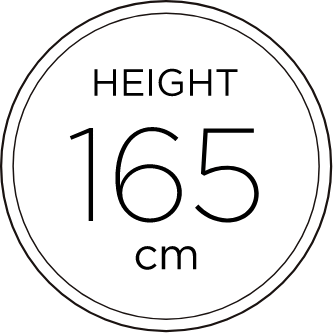 height 165cm