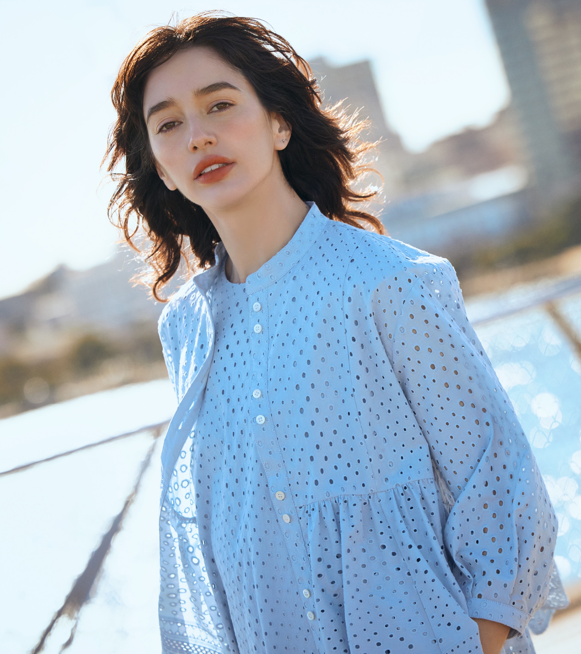 新品◆スコットクラブ 系列◆ レース　ブラウス/イエナ ドゥロワー/入学式 スカラップ刺繍レースブラウス｜T.Tutie（ティードットツチエ）の商品詳細