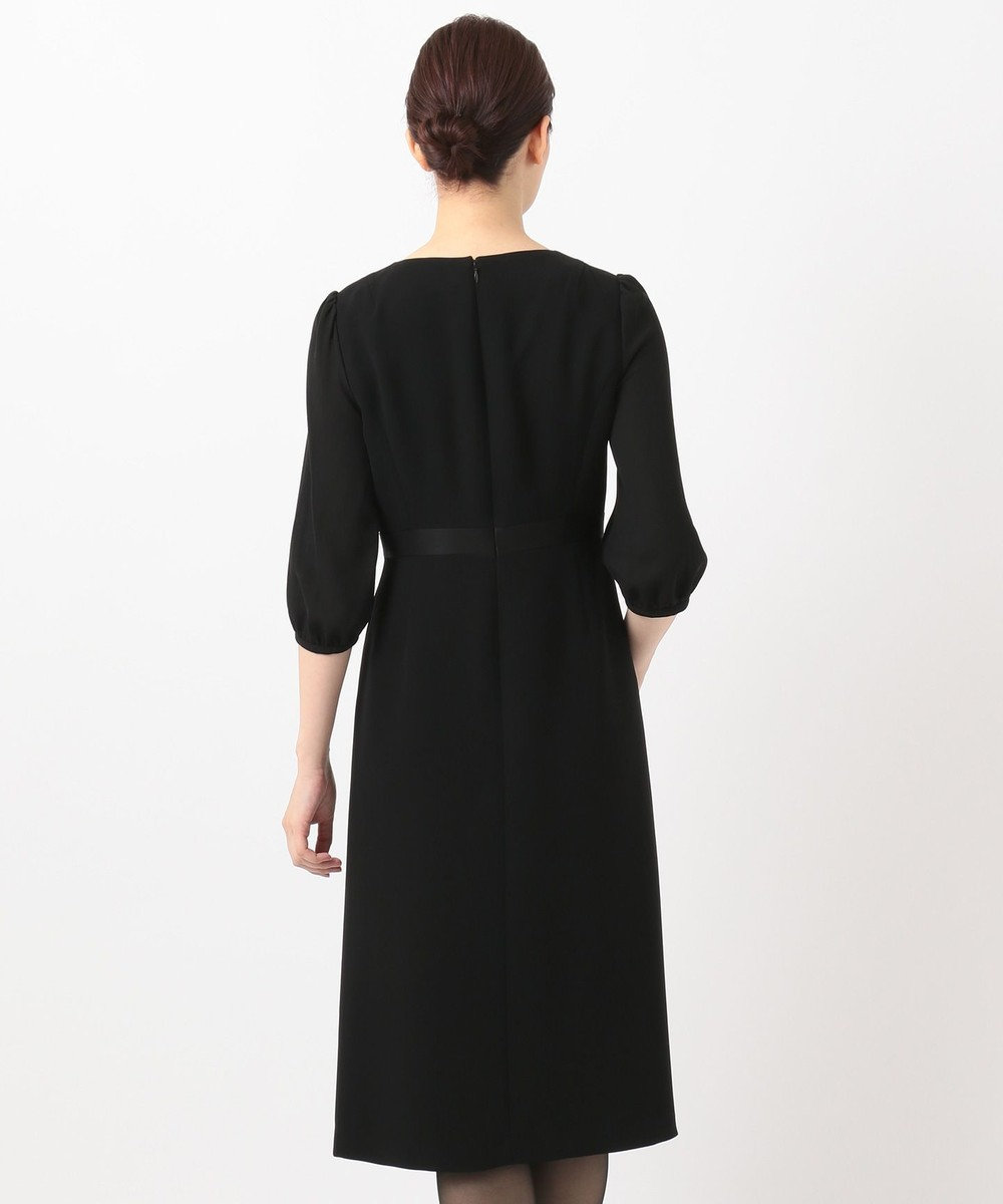 スカート丈長めに改良 formaxコルシェ横二重 ジャケット ワンピース ブラック系 00