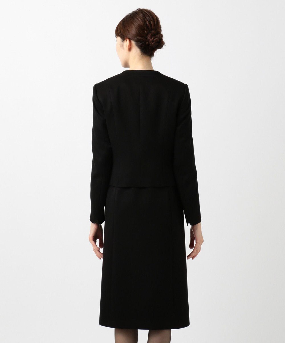 自由区 FORMAL 【ストレッチ性あり】パンシルキーストレッチ アンサンブル 