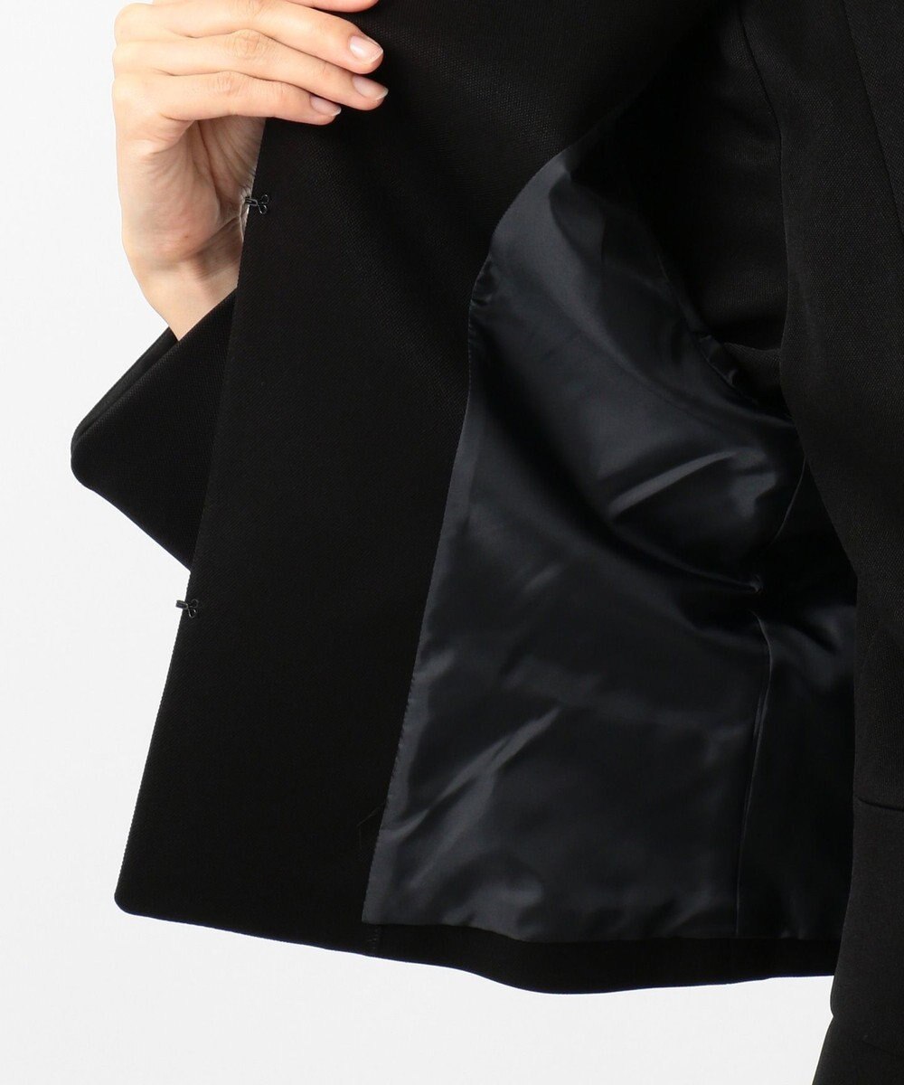 自由区 FORMAL 【ストレッチ性あり】パンシルキーストレッチ アンサンブル 