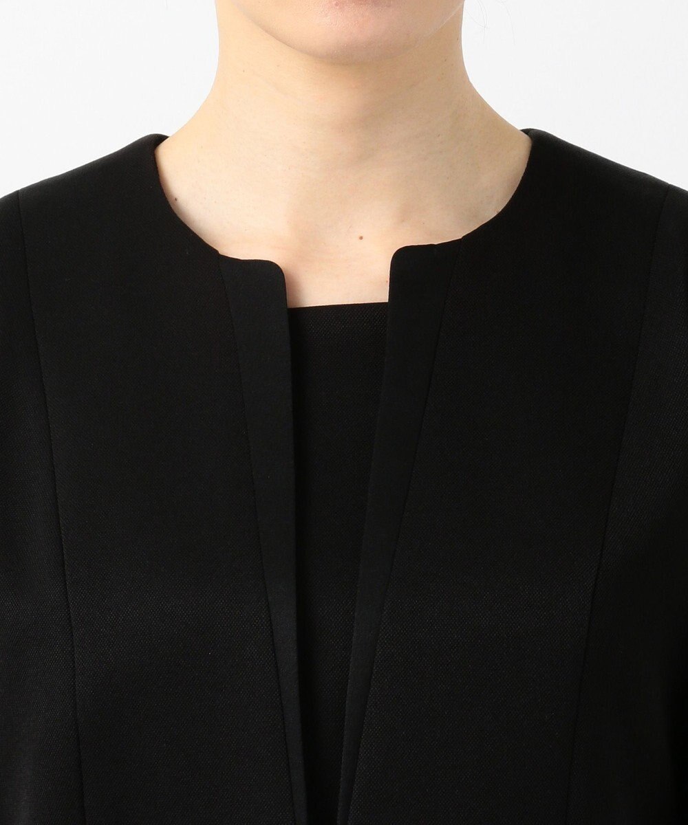 自由区 FORMAL 【ストレッチ性あり】パンシルキーストレッチ アンサンブル 