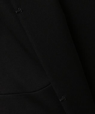 自由区 FORMAL 【ストレッチ性あり】パンシルキーストレッチ アンサンブル ブラック系