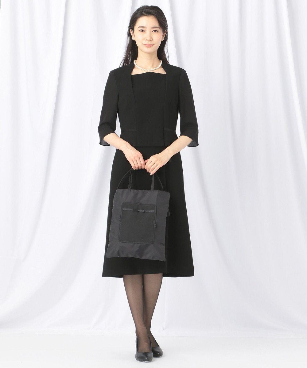 自由区 FORMAL 【ストレッチ素材】NOIE15平二重 ジャケット+ワンピース 