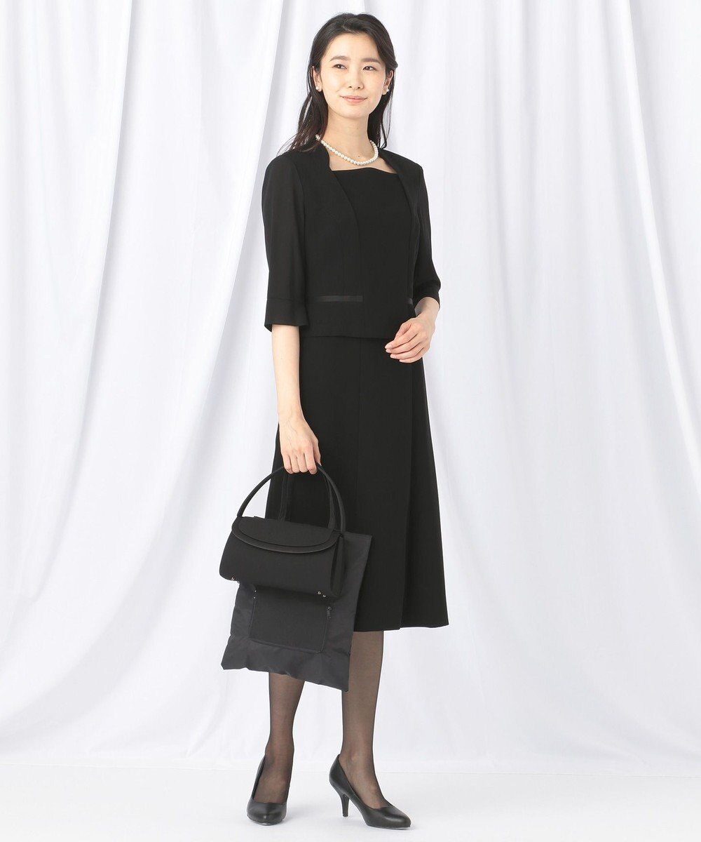 自由区 FORMAL 【ストレッチ素材】NOIE15平二重 ジャケット+ワンピース 