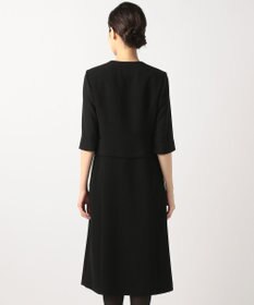 自由区 FORMAL 【ストレッチ素材】NOIE15平二重 ジャケット+ワンピース