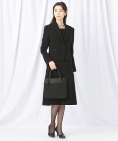 自由区 FORMAL 【ストレッチ素材】NOIE15平二重 ジャケット+ワンピース