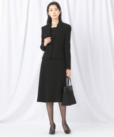 自由区 FORMAL 【ストレッチ素材】NOIE15平二重 ジャケット+ワンピース