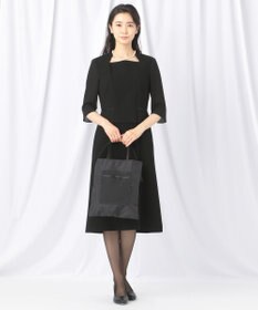 自由区 FORMAL 【ストレッチ素材】NOIE15平二重 ジャケット+ワンピース