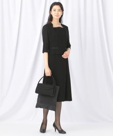 自由区 FORMAL 【ストレッチ素材】NOIE15平二重 ジャケット+ワンピース