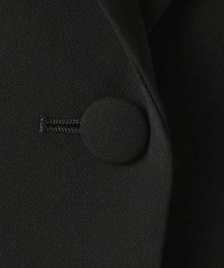 自由区 FORMAL 【ストレッチ素材】NOIE15平二重 ジャケット+ワンピース ブラック系