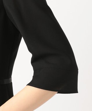 自由区 FORMAL 【ストレッチ素材】NOIE15平二重 ジャケット+ワンピース ブラック系