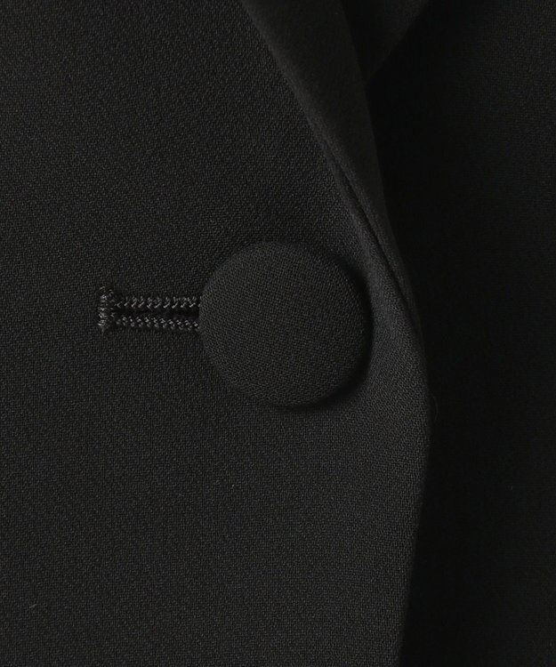 自由区 FORMAL 【ストレッチ素材】NOIE15平二重 ジャケット+ワンピース ブラック系