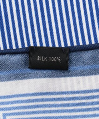 GOTAIRIKU 【MADE IN ITALY】SILK グラデーション スカーフ ネイビー系8