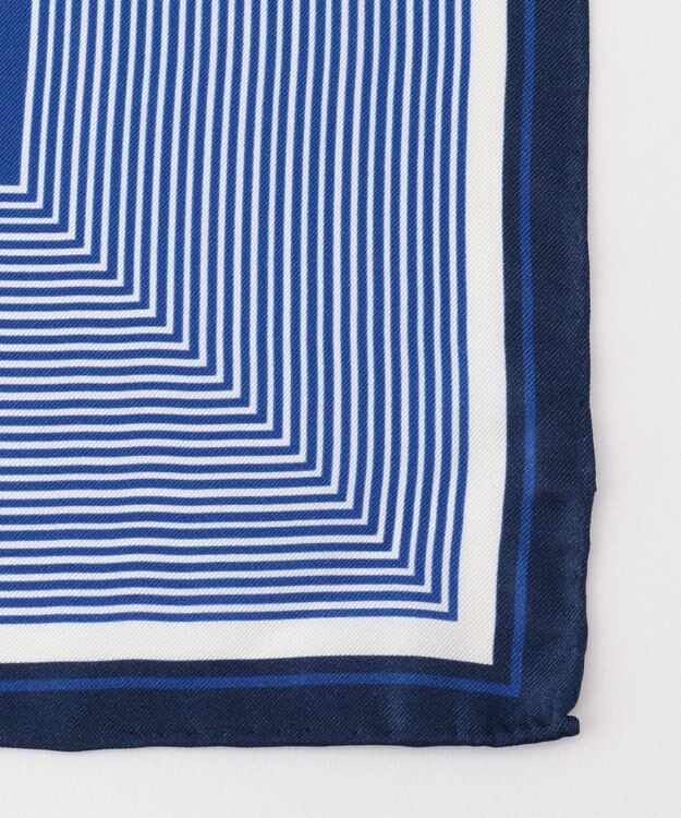 GOTAIRIKU 【MADE IN ITALY】SILK グラデーション スカーフ ネイビー系8