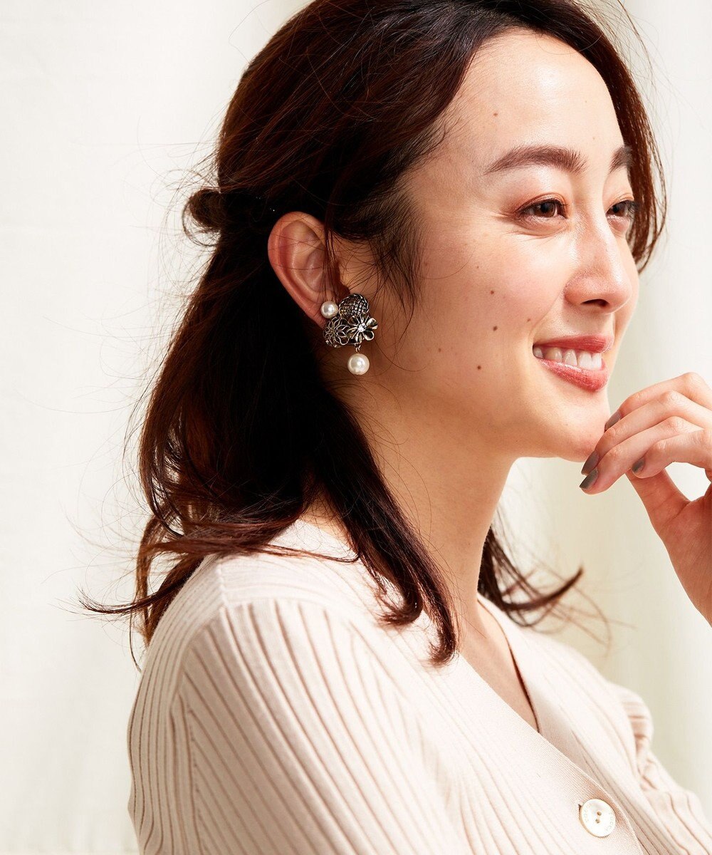 TOCCA VINTAGE BUTTON earrings イヤリング ゴールド系