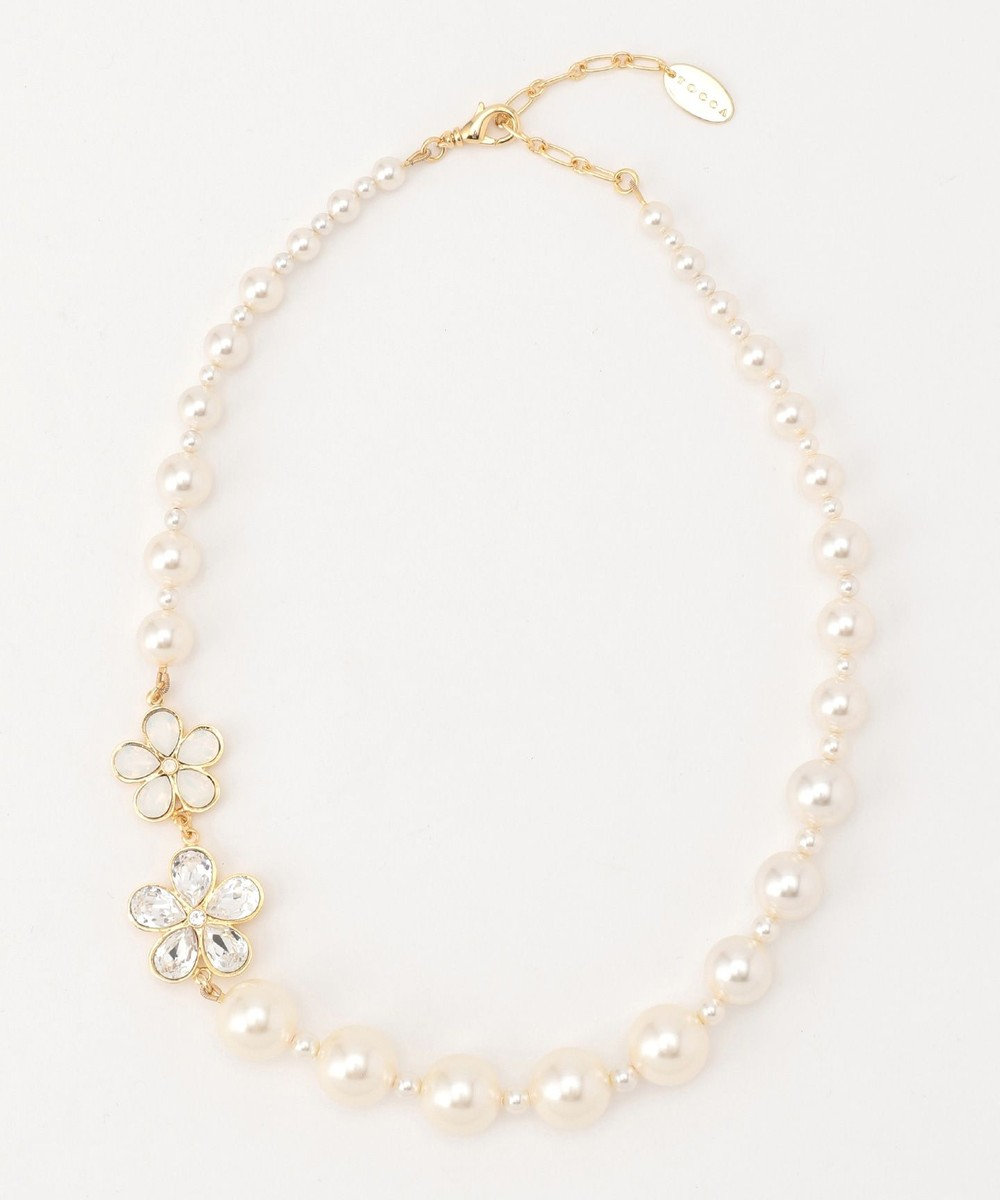 TOCCA PEARL SHORT NECKLACE ネックレス アイボリー系
