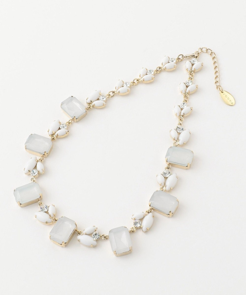 TOCCA SQUARE BIJOUX NECKLACE ネックレス ホワイト系