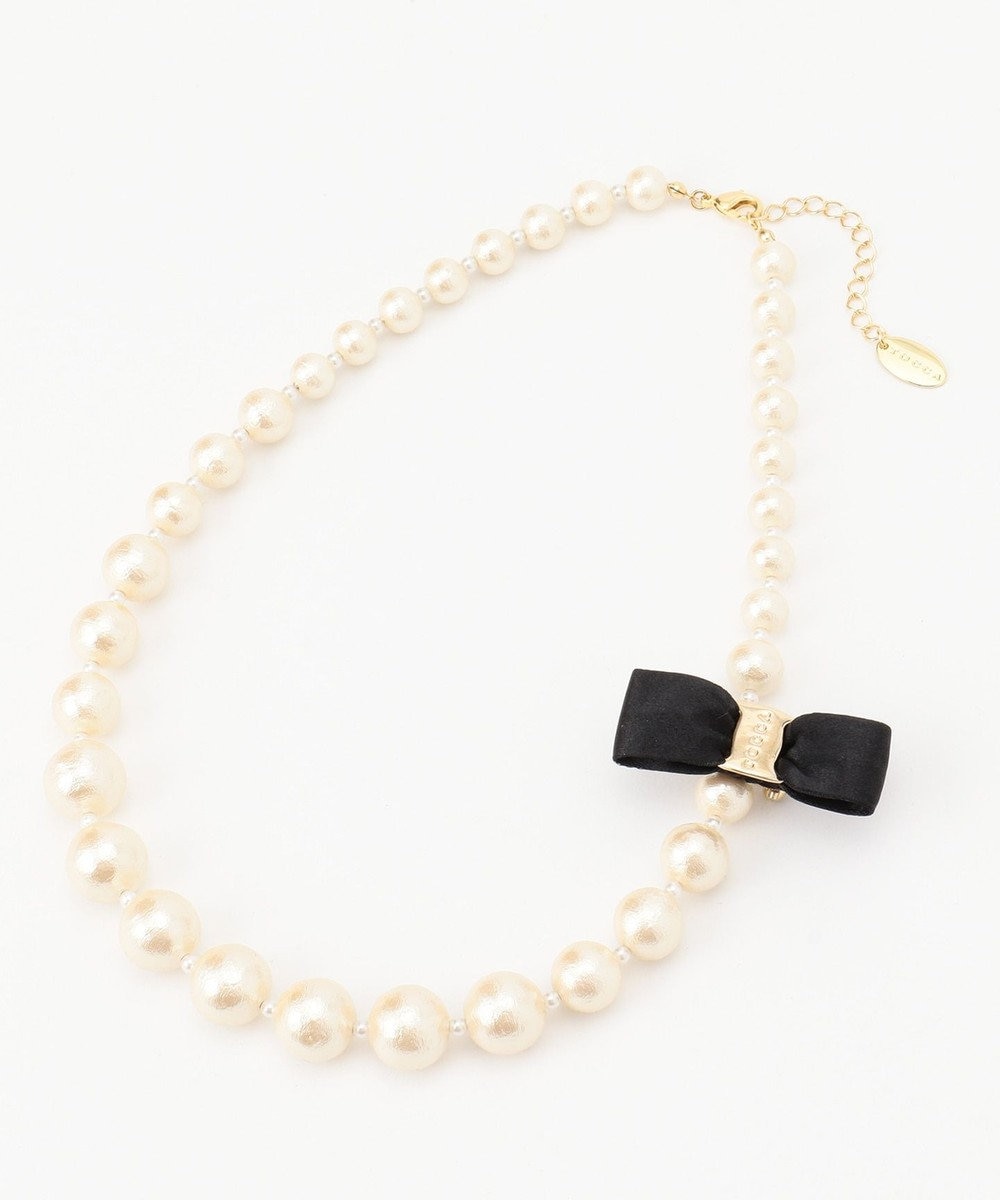 TOCCA COTTON PEARL NECKLACE ネックレス アイボリー系