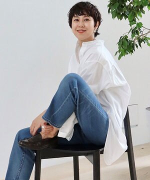 CANCLINI バンドカラー シャツ