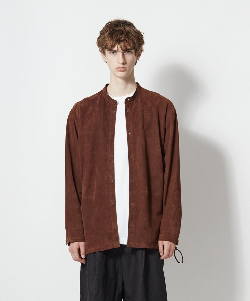 Lamb Suede バンドカラーシャツ Unisex Aton ファッション通販 公式通販 オンワード クローゼット Lamb Suede バンドカラーシャツ Unisex Aton ファッション通販 公式通販 オンワード クローゼット