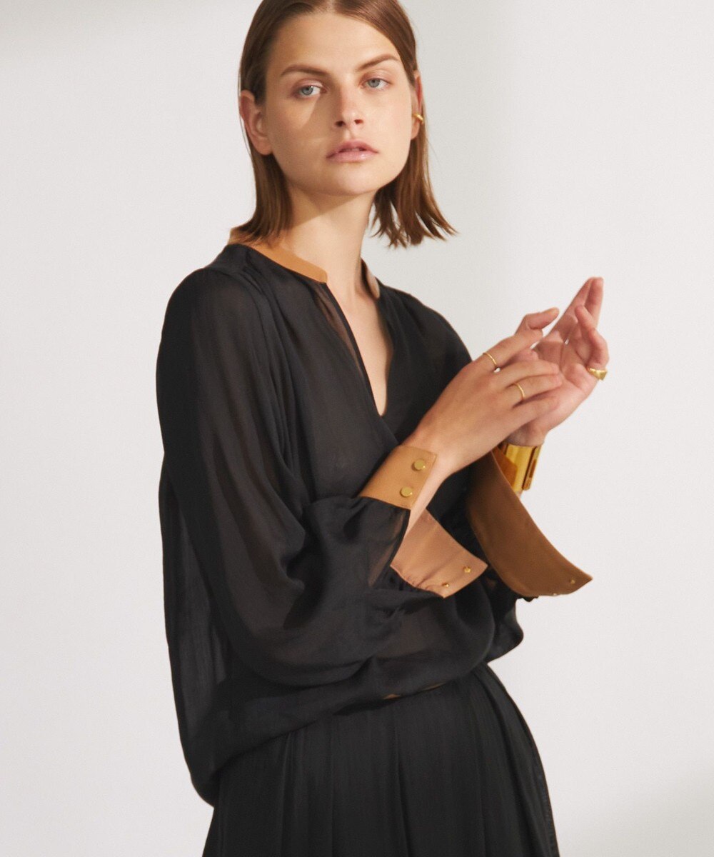 【オンワード】 BEIGE,>トップス VANNES / ブラウス Beige x Ocher 2 レディース 【送料無料】